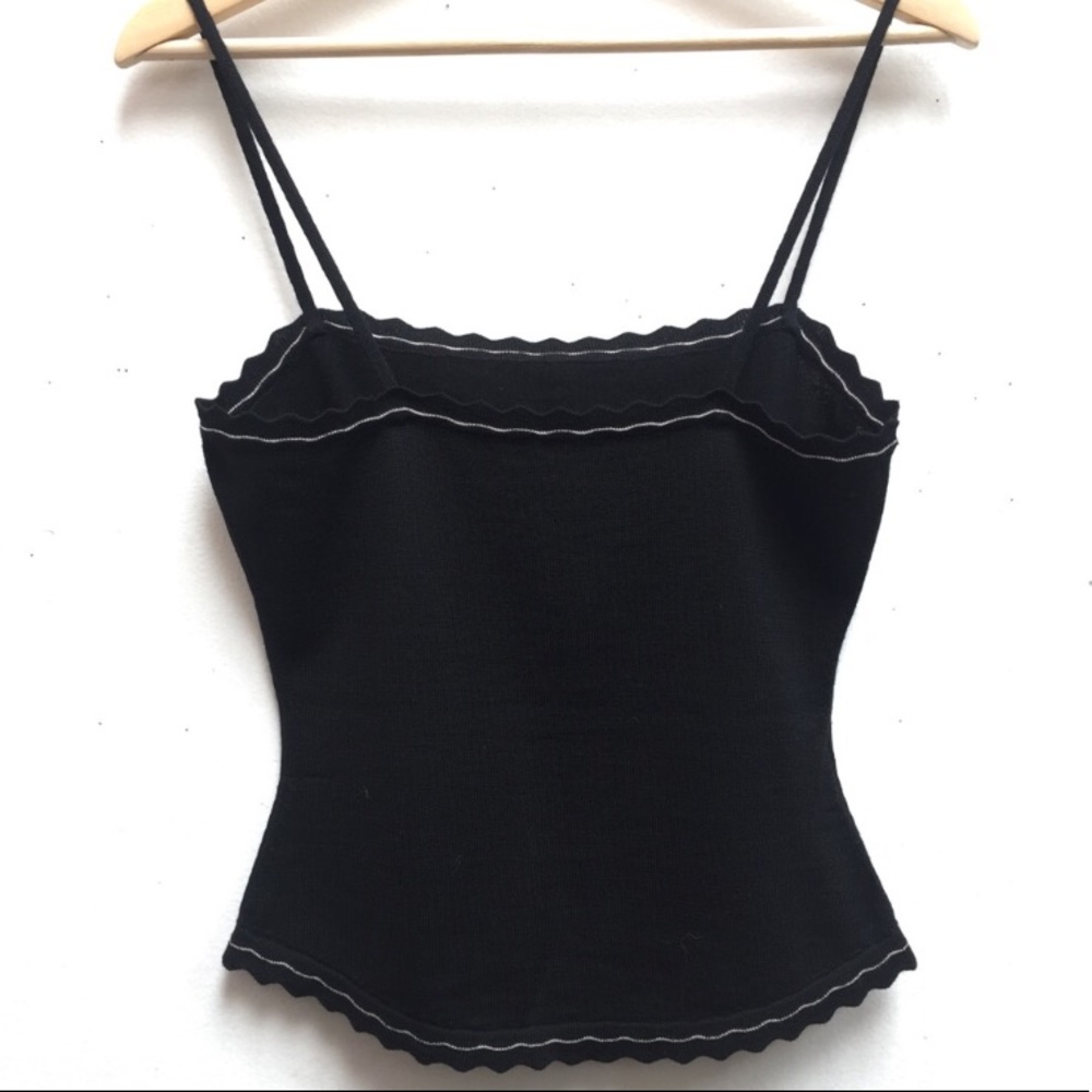 Chloe Black Cashmere Tank Top (medium) - Picture 3 of 3
